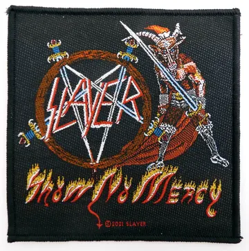 Slayer - 'Show No Mercy' Woven Patch