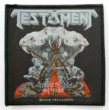 Testament - 'Brotherhood of the Snake' Woven Patch