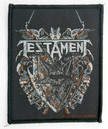 Testament - 'Shield' Woven Patch