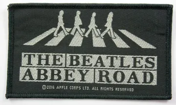 The Beatles - 'Abbey Road' Woven Patch