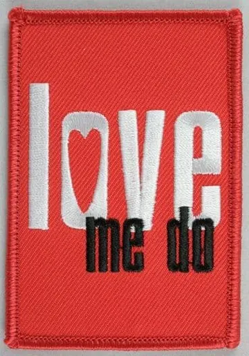 The Beatles - 'Love Me Do' Embroidered Patch
