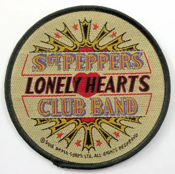 The Beatles - 'Sgt Peppers Lonely Hearts  Club Band' Woven Patch