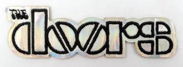 The Doors - 'Sonic Silver Logo' Woven Patch