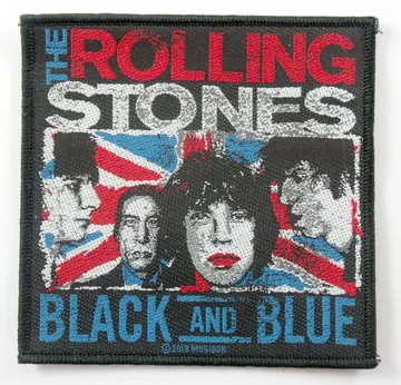 The Rolling Stones - 'Black and Blue' Woven Patch