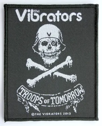 The Vibrators - 'Troops of Tomorrow' Woven Patch