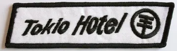 Tokio Hotel - 'Name' White Embroidered Patch