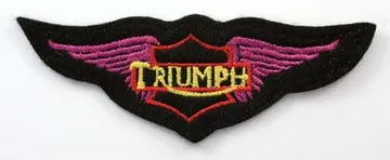 Triumph - 'Wings' Embroidered Patch