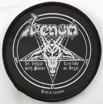 Venom - 'In League With Satan' Woven Patch