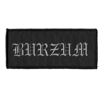 Burzum - Logo Silver - Patch