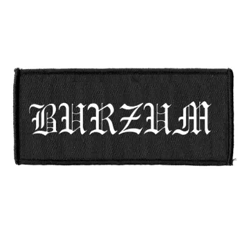 Burzum - Logo White - Patch