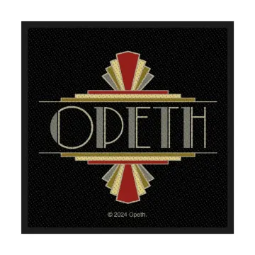 Opeth - Art Deco Logo - Patch