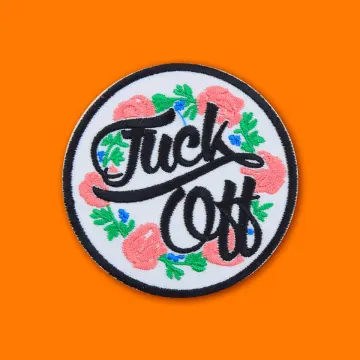 Fuck Off Floral Patch