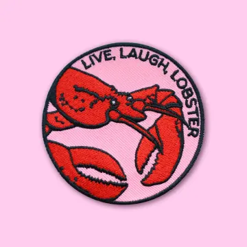 Live, Laugh, Lobster Patch