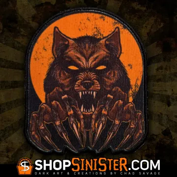 #FrightFall2021 Werewolf Printed Patch