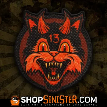 #FrightFall2021 Bad Luck Printed Patch