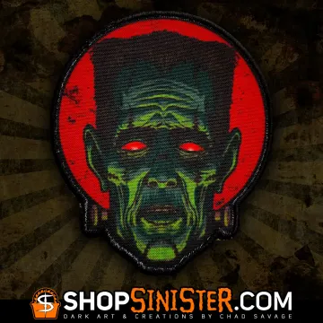 #FrightFall2021 Frankenstein Printed Patch