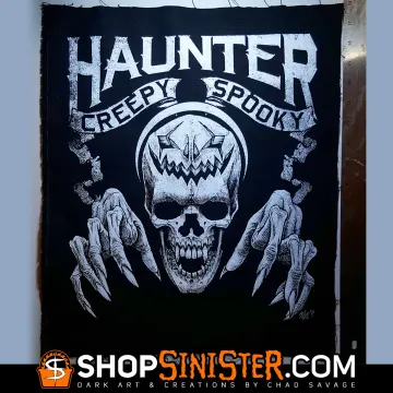 HAUNTER Punk Rock Back Patch