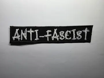 Anti-Fascist Death Metal Anti-Hate Embroidered Patch