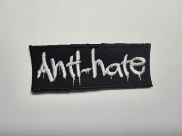 Anti Hate Graffiti Style Embroidered Patch Equality and Politics