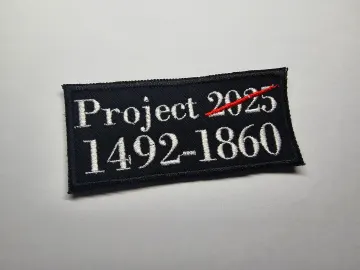 Anti Project 2025 Embroidered Patch