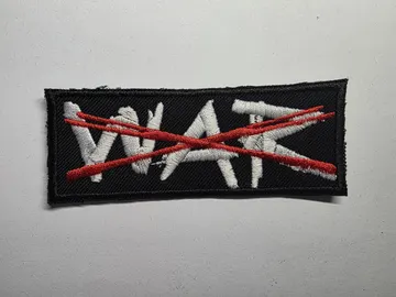 Anti-War Embroidered Patch Protesting Against the War