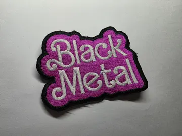 Black Metal Parody Embroidered Patch