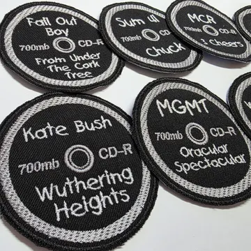 Burned CD's Customisable Y2K Millennial Nostalgia Meme Patch