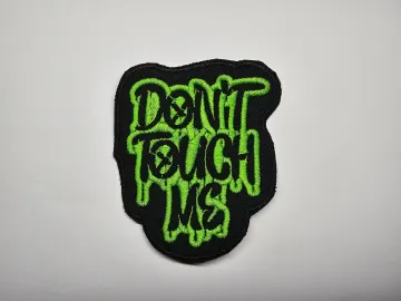 Don't Touch Me Graffiti Introvert Neurodiverse Personal Space Embroidered Patch