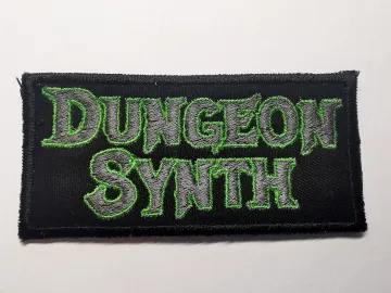 Dungeon Synth Embroidered Patch Green & Pewter