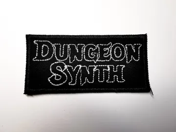 Dungeon Synth Outlines Embroidered Patch Ambient Summoning Caladan Brood Synth Black Metal Atmospheric