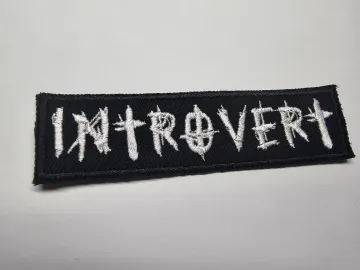 Introvert Neurodivergent Embroidered Badge