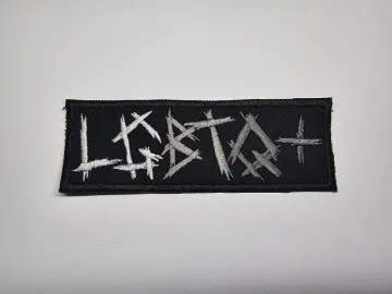 LGBTQ+ Black Metal Patch Embroidered