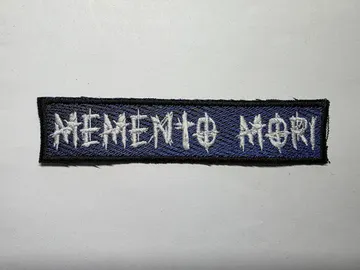 Memento Mori Goth Embroidered Patch