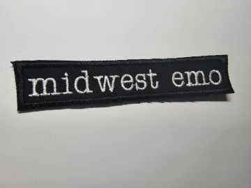 Midwest Emo Typewriter Embroidered Patch