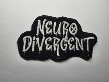 Neurodivergent Graffiti Embroidered Patch