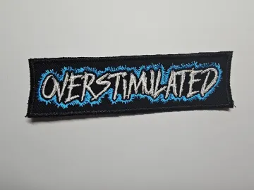 Overstimulated Introvert Neurodiverse Personal Space Embroidered Patch