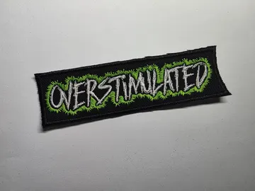 Overstimulated Introvert Neurodiverse Personal Space Embroidered Patch