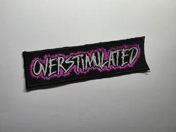 Overstimulated Introvert Neurodiverse Personal Space Embroidered Patch