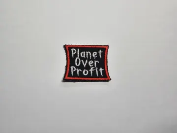 Planet Over Profit Mini Embroidered Patch