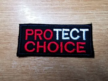 Protect Choice Pro Choice Red Feminist Embroidered Iron On Patch Collection Abortion Politics Punk