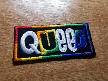 Queer Rainbow Punk LGBTQ+ Iron On Patch Pride Embroidered Patches