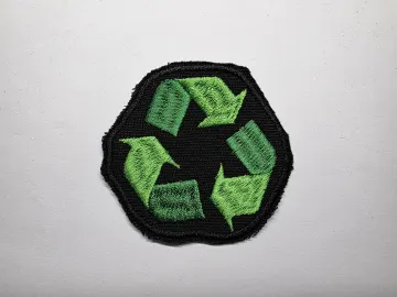 Recycle Pro-Environmental Embroidered Patch