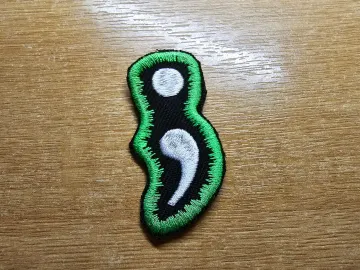 Semi Colon Patch Small Gap filler for mental health awareness and solidarity