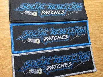 Social Rebellion Woven Patch