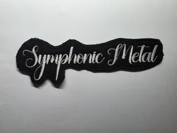 Symphonic Metal Embroidered Patch Genre Heavy Metal Patches