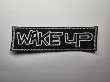 Wake Up Embroidered Patch