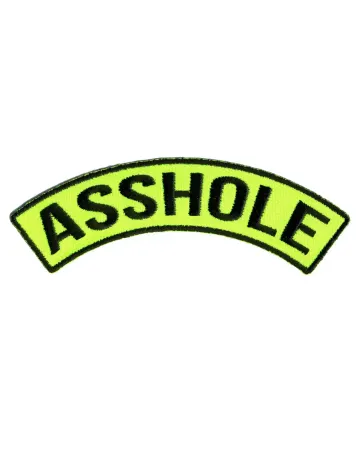 Asshole Top Rocker Patch