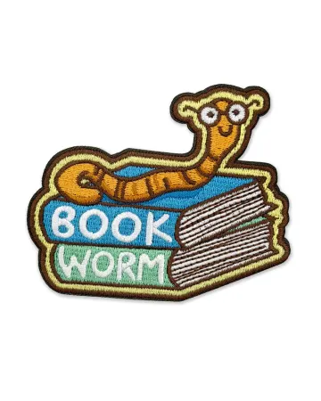 Book Worm Patch