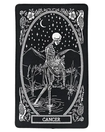 Cancer Zodiac Tarot Large Back Patch