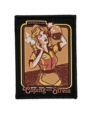 Coping With Stress Grim Reaper Patch